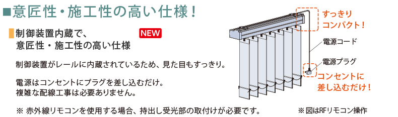 高い意匠性と施工性