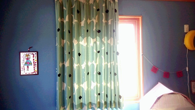 北欧カーテン＜テュット　ベージュ＞のレビュー写真です